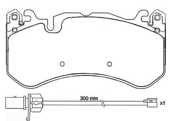 A.B.S. P 50 127 BREMBO Bremsbelagsatz, Scheibenbremse